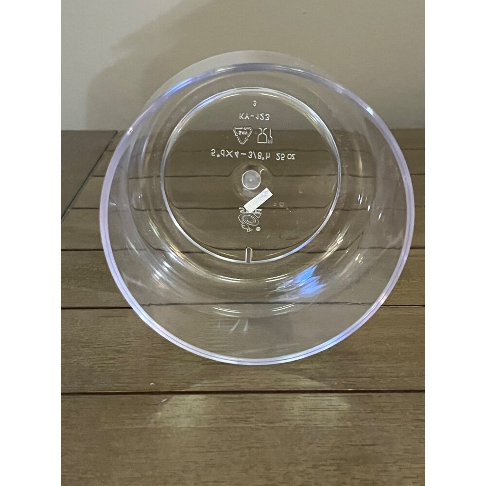FoodSaver Vacuum Canister KY-123 25 Oz Clear BPA-Free Plastic W/ White Lid Made - Picture 6 of 8